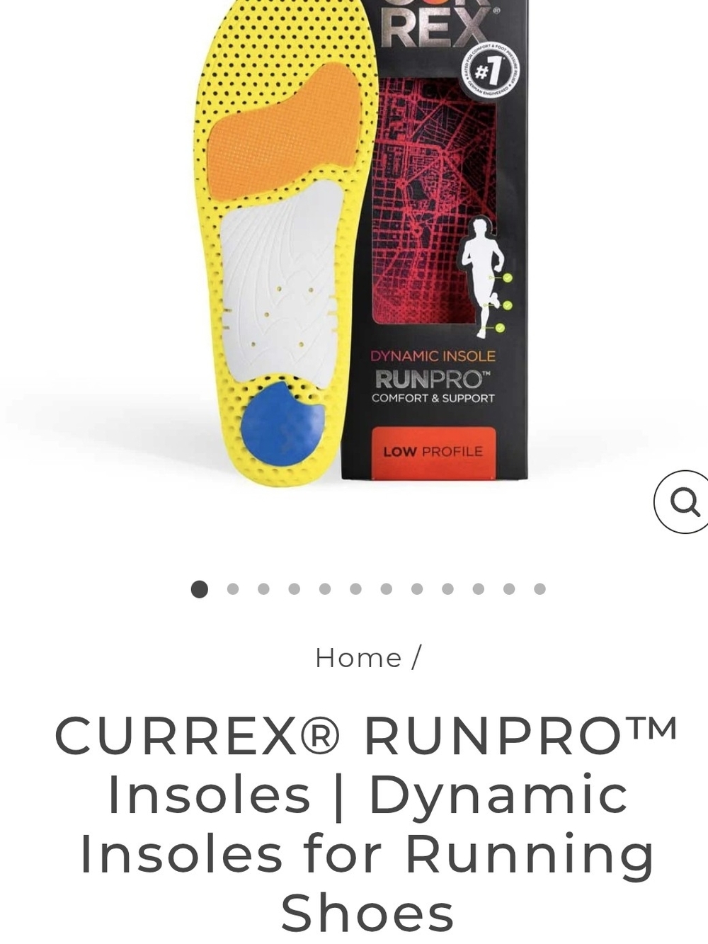 CurRex RunPro Low-Profile Insole - Picture 6 of 7